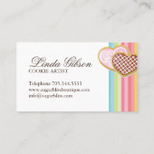 Visitekaartjes van koekjes (Achterkant)