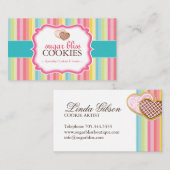 Visitekaartjes van koekjes (Voorkant / Achterkant)