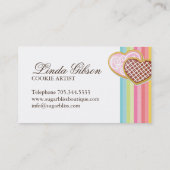 Visitekaartjes van koekjes (Achterkant)