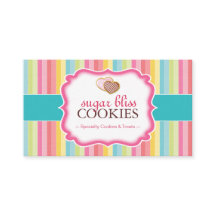 Visitekaartjes van koekjes