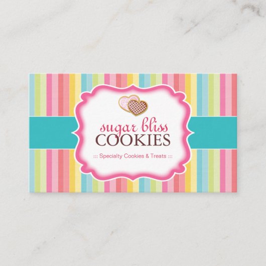 Visitekaartjes van koekjes (Voorkant)