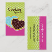 Visitekaartjes van koekjes (Voorkant / Achterkant)