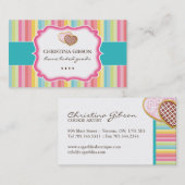 Visitekaartjes van koekjes (Voorkant / Achterkant)