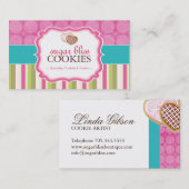 Visitekaartjes van koekjes (Voorkant / Achterkant)