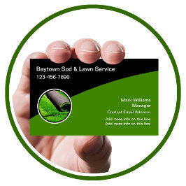 Visitekaartjes van kool en gemalen gras en zaden