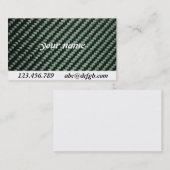 visitekaartjes van koolstofvezel (Voorkant / Achterkant)