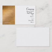 Visitekaartjes van koper (Voorkant / Achterkant)