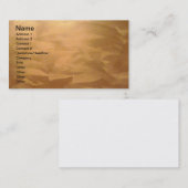 Visitekaartjes van koper (Voorkant / Achterkant)