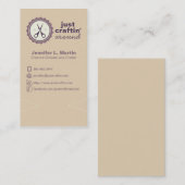 Visitekaartjes van Kraeth Scissors (Voorkant / Achterkant)