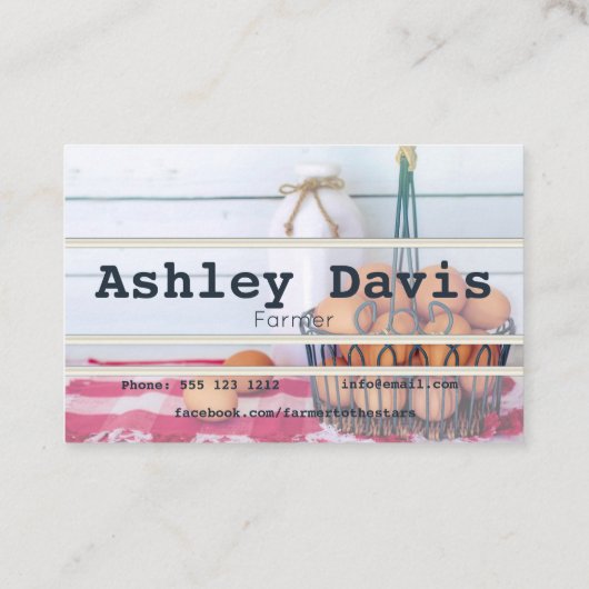 Visitekaartjes van landbouwers (Achterkant)