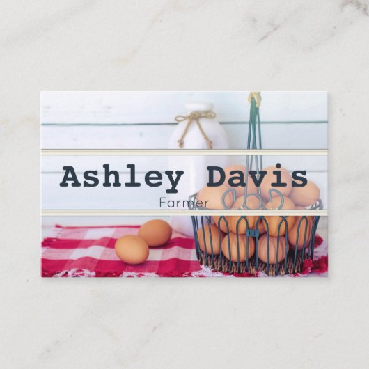Visitekaartjes van landbouwers (Voorkant)