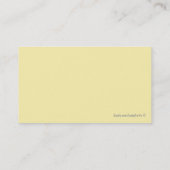 Visitekaartjes van leraren (Achterkant)