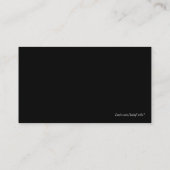 Visitekaartjes van leraren (Achterkant)