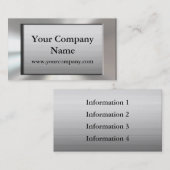 Visitekaartjes van Lijsten met wolzuur (Voorkant / Achterkant)