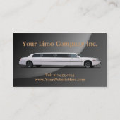  Visitekaartjes van Limousine (Achterkant)