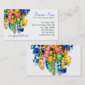 Visitekaartjes van linten (Voorkant / Achterkant)