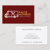 Visitekaartjes van Logo van levensmiddelenvrachtwa (Voorkant / Achterkant)