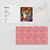 Visitekaartjes van Long Hazard Chihuahua (Voorkant / Achterkant)