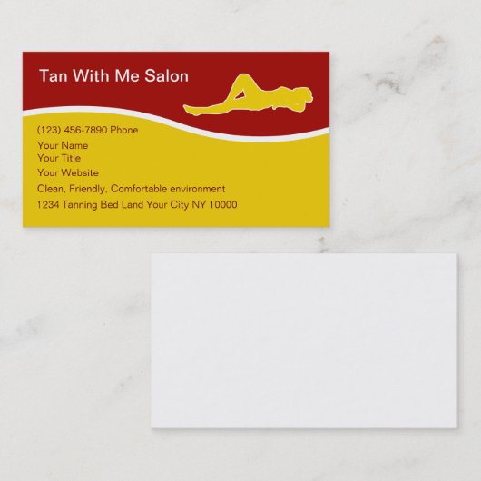 Visitekaartjes van looisalon (Voorkant / Achterkant)