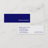 Visitekaartjes van marinewitte cierge (Voorkant / Achterkant)