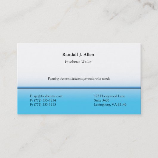Visitekaartjes van MDillon Design (Voorkant)