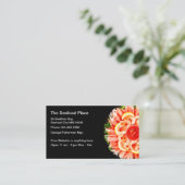 Visitekaartjes van met zeevruchten gelijkgestelde (Staand voorkant)