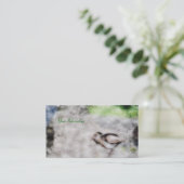Visitekaartjes van Metal Bird Grunge (Staand voorkant)
