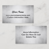 Visitekaartjes van metalen Borden (Voorkant / Achterkant)