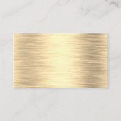 Visitekaartjes van metallisch goud (Voorkant)