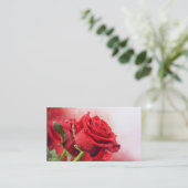 Visitekaartjes van Miss America Red Roses (Staand voorkant)