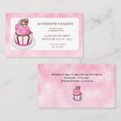 Visitekaartjes van moderne kookbakkerijproducten (Voorkant / Achterkant)