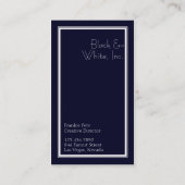 Visitekaartjes van Monogram Vlaanderen [CL blauw] (Achterkant)