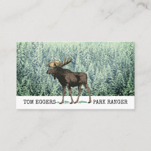 Visitekaartjes van Moose and Trees Ranger