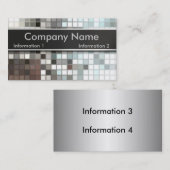 Visitekaartjes van mozaïektegel (Voorkant / Achterkant)