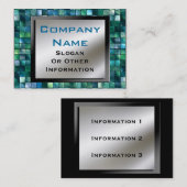 Visitekaartjes van mozaïektegels (Voorkant / Achterkant)