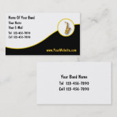 Visitekaartjes van muzikanten (Voorkant / Achterkant)