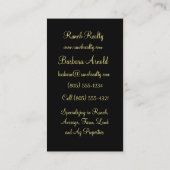 Visitekaartjes van onroerend goed (Achterkant)