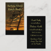 Visitekaartjes van onroerend goed (Voorkant / Achterkant)