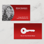 Visitekaartjes van onroerend goed (Voorkant / Achterkant)