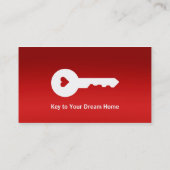 Visitekaartjes van onroerend goed (Achterkant)