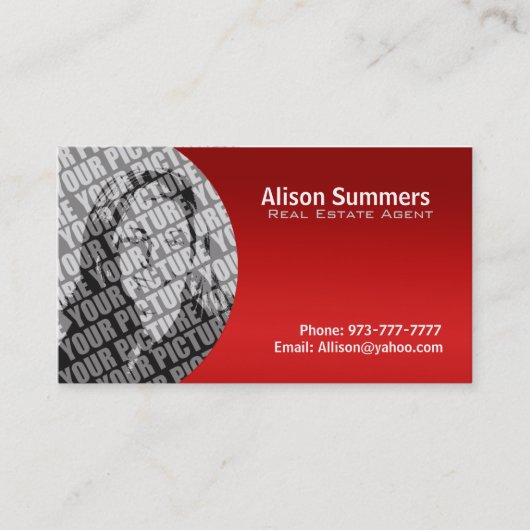 Visitekaartjes van onroerend goed (Voorkant)