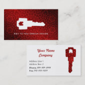 Visitekaartjes van onroerend goed (Voorkant / Achterkant)