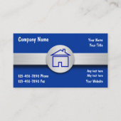 Visitekaartjes van onroerend goed (Voorkant)