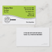 Visitekaartjes van onroerend goed (Voorkant / Achterkant)