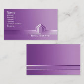 Visitekaartjes van onroerend goed (Voorkant / Achterkant)