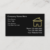 Visitekaartjes van onroerend goed (Achterkant)