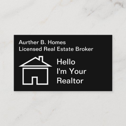 Visitekaartjes van onroerend goed (Voorkant)