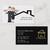 Visitekaartjes van onroerend goed (Voorkant / Achterkant)