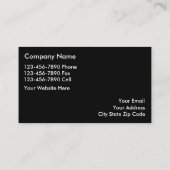 Visitekaartjes van onroerend goed (Achterkant)