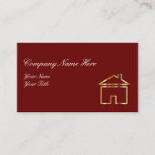 Visitekaartjes van onroerend goed (Voorkant)